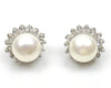 Natural freshwater pearl pendant and stud earrings