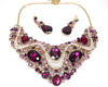 Cherry Rhinestone Necklace & earrings