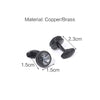 Black Crystal Cufflinks