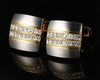 CRYSTAL SQUARE CUFFLINKS