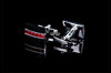 Red crystal silver cufflinks