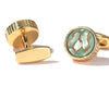 GOLD ROUND CUFFLINKS