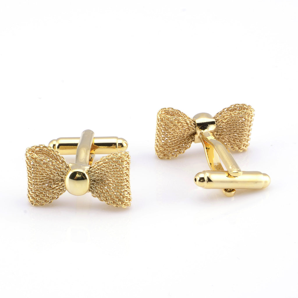 Bow cufflinks