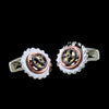 Gear silver Cufflinks