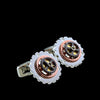 Gear silver Cufflinks