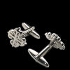 SILVER PLATED CUFFLINKS