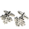 SILVER PLATED CUFFLINKS