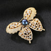 Elegant Freshwater Pearl 925 Sterling Silver Brooch