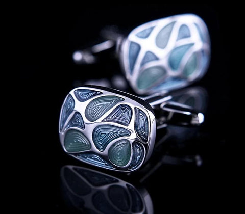 SILVER PLATED CUFFLINKS