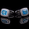 Blue Crystal Cufflinks