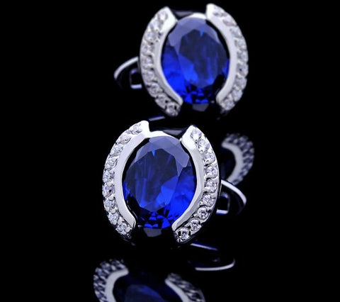 Royal Blue Sapphire Cufflinks