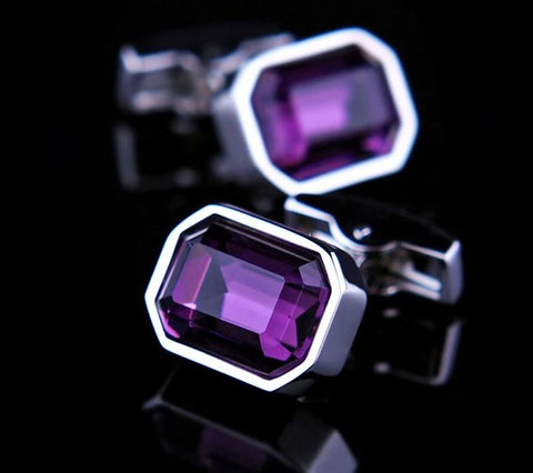 Black Sapphire Oval Cut Cufflinks