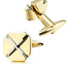 SHINNY GOLDEN CUFFLINKS