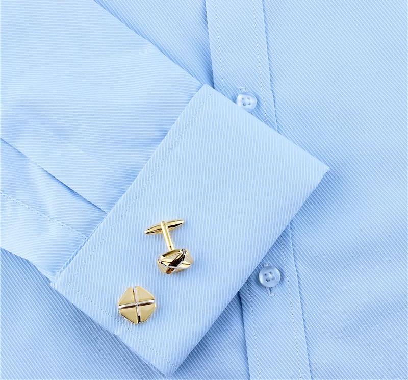 SHINNY GOLDEN CUFFLINKS