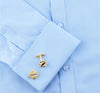 SHINNY GOLDEN CUFFLINKS