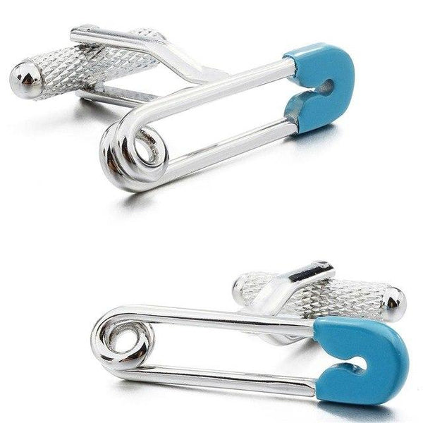 SAFETY PIN CUFFLINKS