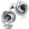 Silver Love Knot Cufflinks