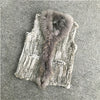 Knitted Rabbit Fur Vest