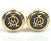 gold plated cufflinks