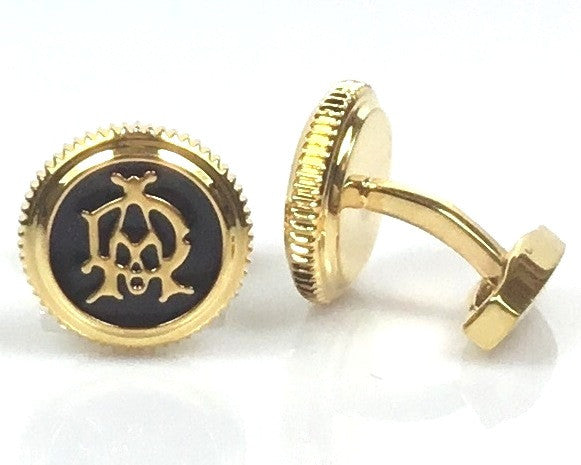 gold plated cufflinks