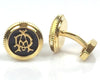 gold plated cufflinks