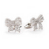 Bow Silver Cufflinks