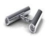 Scrolls Design Diamond Cufflinks
