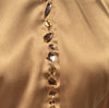 JEWELLERED CUMIN SATIN SHIRT - DOUBLE CUFF