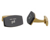 Porsche design inspired gold plated cufflinks