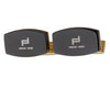 Porsche design inspired gold plated cufflinks